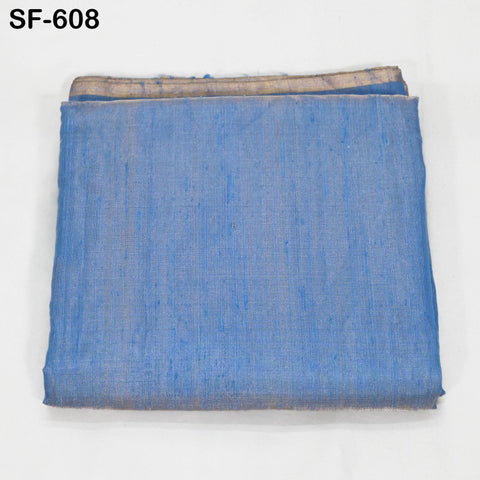 80gsm Blue Dupioni Silk Raw fabric by the Yard Indian Pure Dupion Wedding Bridesmaid Dresses Crafting Sewing Pillowcases Costume
