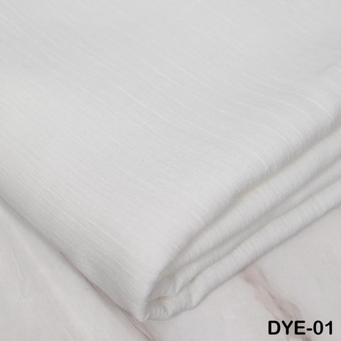 Soft Cotton Fabric: White crinkle cotton fabric, super soft on skin, dyeable cotton fabric by the yard, lining fabric for summer dresses.
