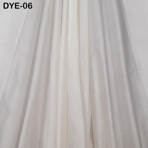 Sheer Chanderi Cotton Silk Fabric by the Yard: Dyeable Indian Sewing, Dressmaking, Crafting Curtains Summer Women and Kids