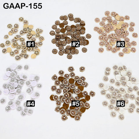100 Tiny Zardozi Appliques Patch Rhinestone Decorative Sewing Accessory Indian Small Beaded Applique DIY Craft Headband Scrap Booking Decor