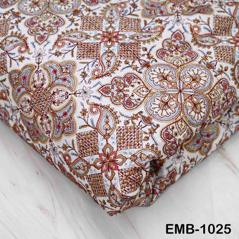 Indian Embroidery Fabric by the yard Embroidered Wedding Costumes Fabric Regency Reticules Victorian Handbags Marie Antoinette Junk Journals
