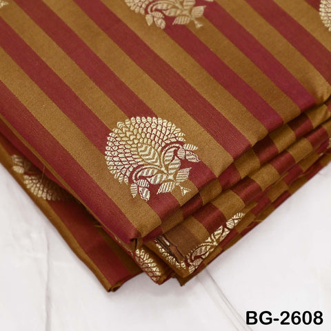 Brocade Fabric by Yard: Blended Silk Banarasi Textile for Dresses, Jackets, Home Decor