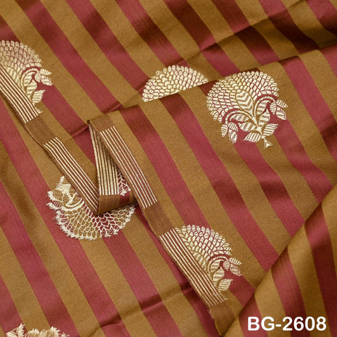 Brocade Fabric by Yard: Blended Silk Banarasi Textile for Dresses, Jackets, Home Decor