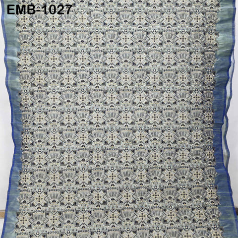 Embroidered Fabric by the yard Sewing DIY Crafting Indian Embroidery Wedding Dress Costumes Dolls Bags Cushion Covers Table Runners Blouses