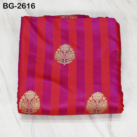 Brocade Fabric by Yard: Blended Silk Banarasi Textile for Dresses, Jackets, Home Decor