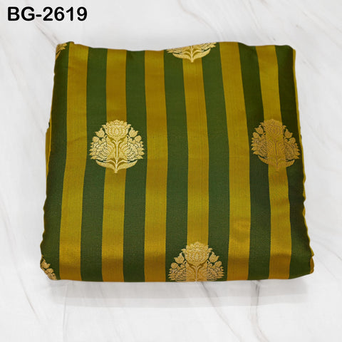 Brocade Fabric by Yard: Blended Silk Banarasi Textile for Dresses, Jackets, Home Decor