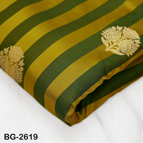 Brocade Fabric by Yard: Blended Silk Banarasi Textile for Dresses, Jackets, Home Decor