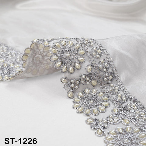 Silver Zari Tissue Dupatta for Women, Bridal Wedding lehenga Heavy Chunni Veil Sequin Scarf, Indian Ethnic Dress Costume Bridesmaid's Gift