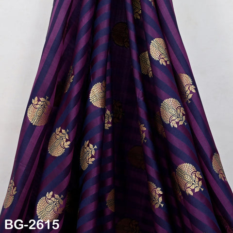 Brocade Fabric by Yard: Blended Silk Banarasi Textile for Dresses, Jackets, Home Decor