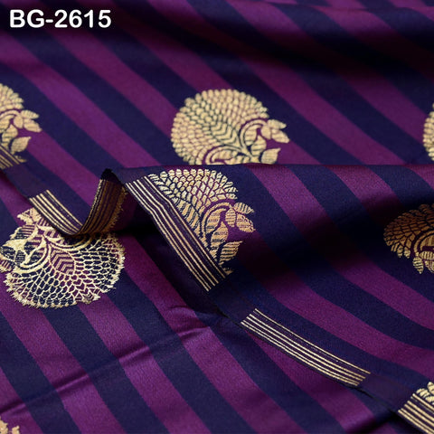 Brocade Fabric by Yard: Blended Silk Banarasi Textile for Dresses, Jackets, Home Decor