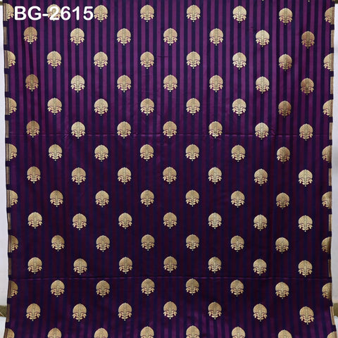 Brocade Fabric by Yard: Blended Silk Banarasi Textile for Dresses, Jackets, Home Decor