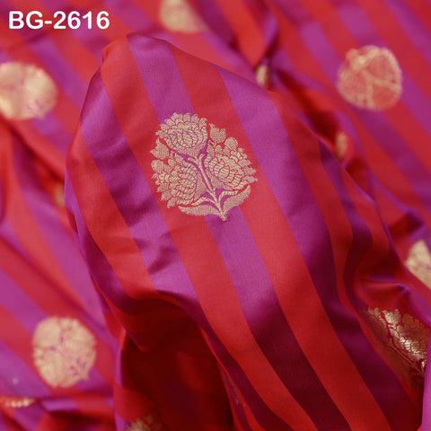 Brocade Fabric by Yard: Blended Silk Banarasi Textile for Dresses, Jackets, Home Decor