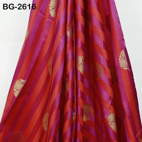 Brocade Fabric by Yard: Blended Silk Banarasi Textile for Dresses, Jackets, Home Decor