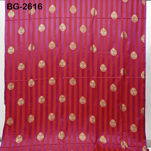 Brocade Fabric by Yard: Blended Silk Banarasi Textile for Dresses, Jackets, Home Decor