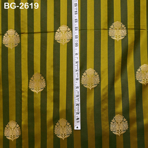 Brocade Fabric by Yard: Blended Silk Banarasi Textile for Dresses, Jackets, Home Decor