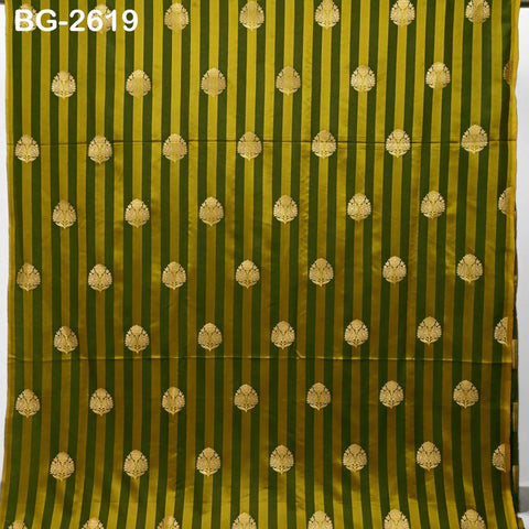 Brocade Fabric by Yard: Blended Silk Banarasi Textile for Dresses, Jackets, Home Decor