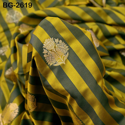 Brocade Fabric by Yard: Blended Silk Banarasi Textile for Dresses, Jackets, Home Decor