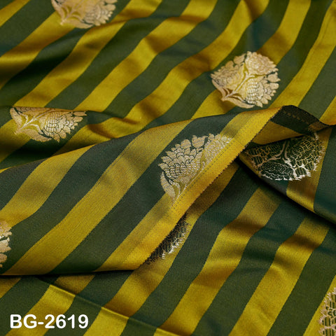 Brocade Fabric by Yard: Blended Silk Banarasi Textile for Dresses, Jackets, Home Decor