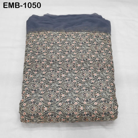 Indian Embroidery Fabric by the yard Embroidered Wedding Costumes Fabric Regency Reticules Victorian Handbags Marie Antoinette Junk Journals