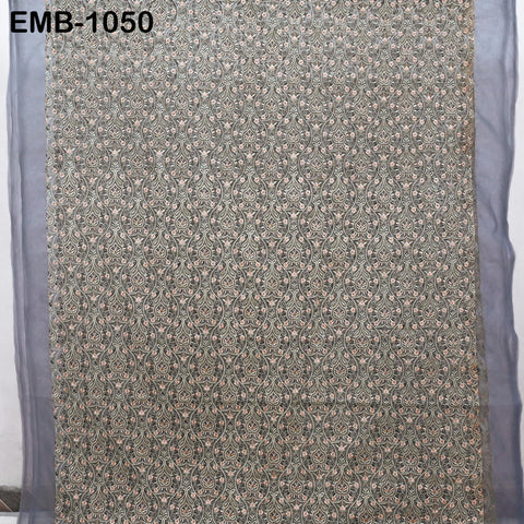 Indian Embroidery Fabric by the yard Embroidered Wedding Costumes Fabric Regency Reticules Victorian Handbags Marie Antoinette Junk Journals