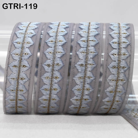 9 Yard Embroidered Costume Crafting Gift Wrapping Ribbon Christmas Trim Indian Trimming Sewing Dress Making Laces Home Cushion Decor Border