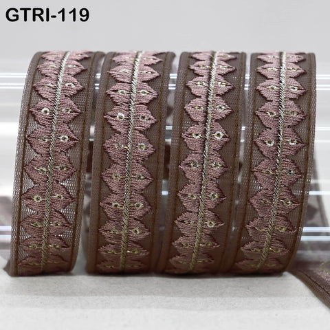 9 Yard Embroidered Costume Crafting Gift Wrapping Ribbon Christmas Trim Indian Trimming Sewing Dress Making Laces Home Cushion Decor Border