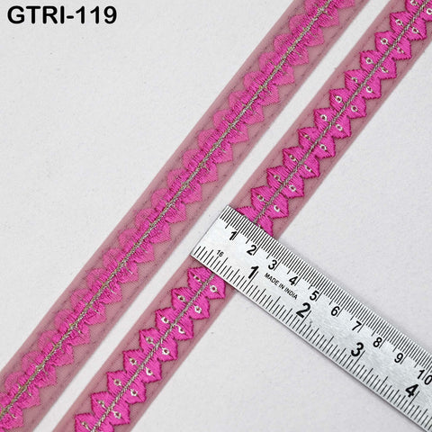 9 Yard Embroidered Costume Crafting Gift Wrapping Ribbon Christmas Trim Indian Trimming Sewing Dress Making Laces Home Cushion Decor Border