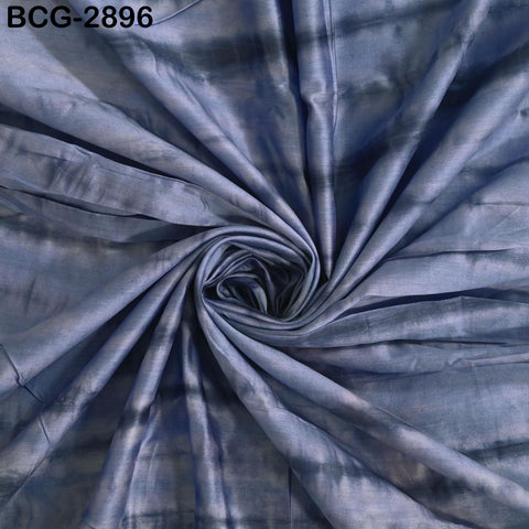 Blue Indian Shibori Tie-Dye Hand-Printed, Hand-Dyed Cotton-Silk fabric by the Yard, Sewing, Crafting Curtains Summer Dresses Women's Apparel