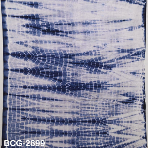 2.5 Yards Hand-Dyed Indigo Shibori Cotton Fabric: Soft Medium Weight, 44" Width (1 Yard)