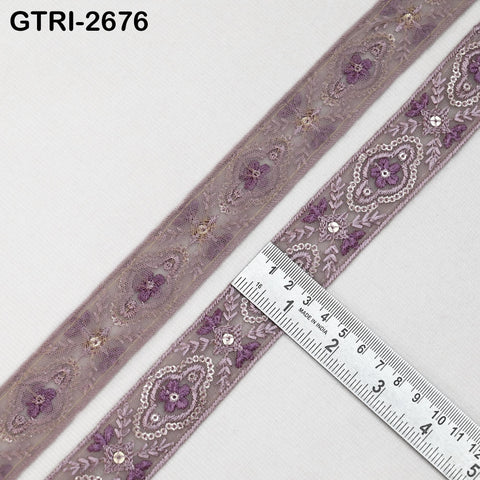 9 Yard Embroidery Ribbon for Kids Crafting Sewing Costumes Dog Collar Tote Bags, Lampshades, Holidays Decor Embroidered Embellishment 3cm