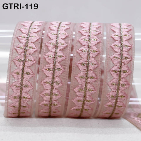 9 Yard Embroidered Costume Crafting Gift Wrapping Ribbon Christmas Trim Indian Trimming Sewing Dress Making Laces Home Cushion Decor Border