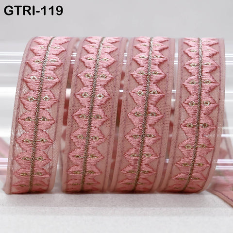 9 Yard Embroidered Costume Crafting Gift Wrapping Ribbon Christmas Trim Indian Trimming Sewing Dress Making Laces Home Cushion Decor Border