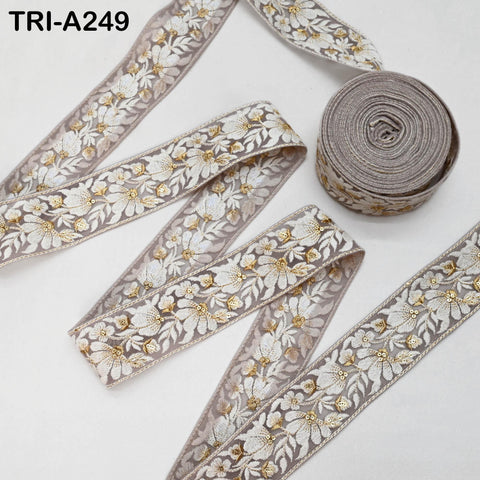 9 Yard Decorative Indian Trims Sari Embellishments Embroidery Clutches Ribbon Cushions Sewing Crafting Trimmings Curtains Headbands Borders
