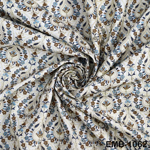 Indian Embroidery Fabric by the yard Embroidered Wedding Costumes Fabric Regency Reticules Victorian Handbags Marie Antoinette Junk Journals