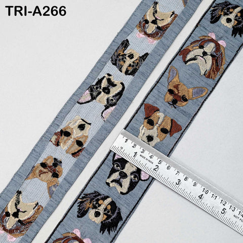 White Embroidery Trim, Dog Faces, Victorian Handbags, Journal Decor, 2 Inch Wide
