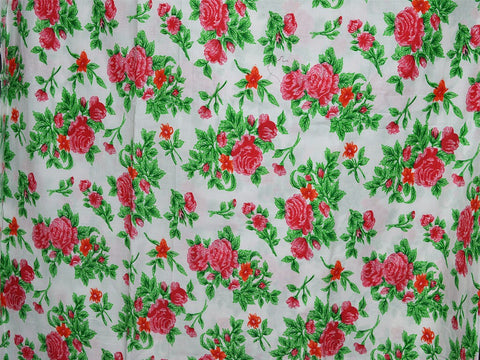 Hand printed fabric, block printed cotton, summer dress fabric, fabric for kurtis, Indian cotton, floral print cotton fabric, crating fabric