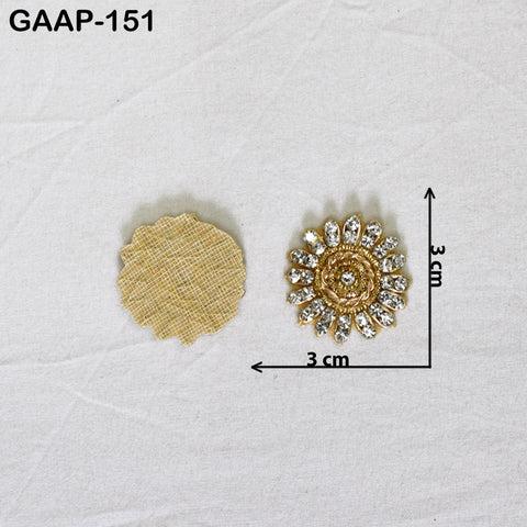 40 Indian Applique Patches Sewing Handmade Patch Zardozi Bridal Handcrafted Bridal Embellish Headband DIY Crafting Home Decor Cushion Covers