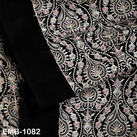 Embroidered Fabric by the Yard: Sewing, DIY Crafting Indian Embroidery Wedding Dresses, Costumes, Dolls, Bags, Cushion Covers