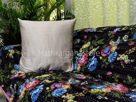 Dupioni Silk Cushion Cover Handmade Throw Pillow Decorative Home Decor Pure Silk Pillow Cover House Warming Bridal Shower Wedding Gift
