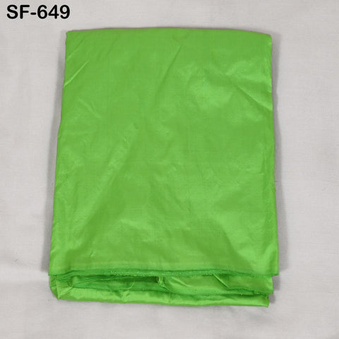 80 gsm Indian Green Soft Pure Plain Silk Fabric by the yard Wedding Dress Bridesmaids Costume Party Dress Pillows Cushion Covers Drapery