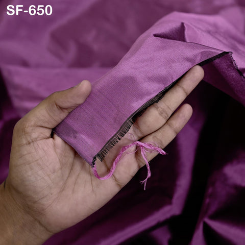 80gsm Mauve Indian Mulberry Silk Fabric by Yard, Apparel Home Decor Curtain Sewing Crafting