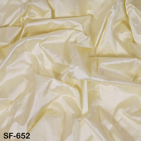 Pure Silk Fabric By The Yard: Cream, 80gsm, Wedding Dress, Drapery, Home Decor