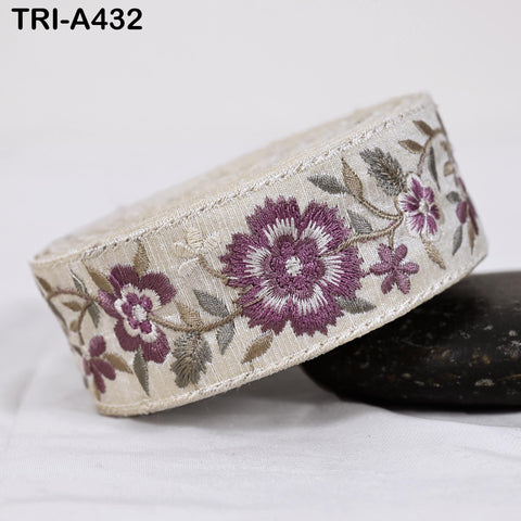 9 Yard Embroidery Pink Ribbon Crafting Sewing Costumes Dog Collar Tote Bags Lampshades Holidays Decor Embroidered Wholesale Tapes