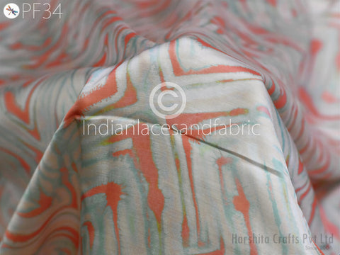Indian Satin print, floral print, soft cotton fabric, Fabric modern floral fabric Indian print fabric womens dress fabric