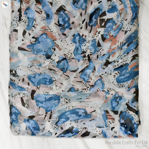 The image is a collage of abstract artworks featuring various shades of blue, black, and white. The artworks appear to be a mix of different styles and techniques, creating a visually striking and dynamic composition.