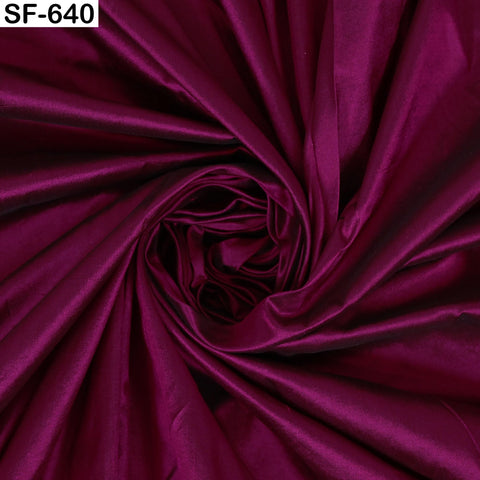 Pure Silk Brocade Fabric by Yard, Wine Gold Zari Border, Wedding Costume Home Decor