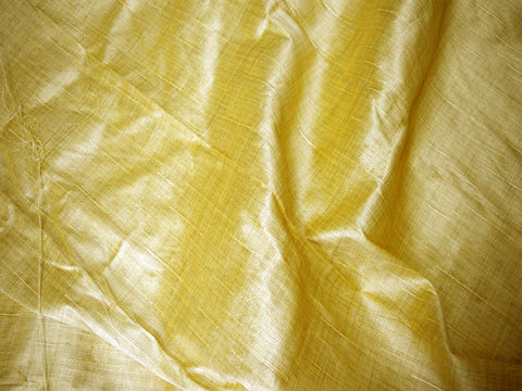 Lemon yellow dupioni fabric poly dupioni fabric crafting wedding bridesmaid prom dresses sewing costumes cushions drapes quilting home decor curtains fabric