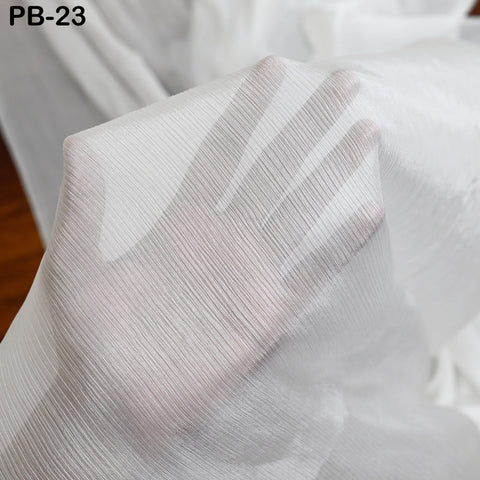 Dyeable Indian White Pure Silk Chinon Chiffon Fabric by The Yard Dupattas Saree Fabric Costume Apparel Wedding bridesmaid Crafting Sewing