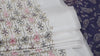 Ivory Embroidered Fabric by the yard Sewing DIY Crafting Embroidery Wedding Dress Costumes Dolls Bags Cushion Covers Table Runners Blouses