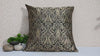 Black Brocade Silk Luxury Cushion Pillowcase Square Cushion Cover Pillow Sham Cover Brocade Decorative Sofa Bed Throw Pillow Designer Fabric